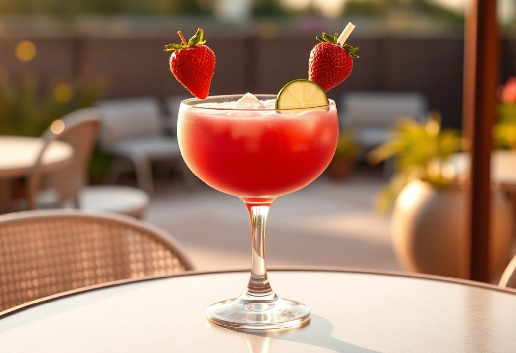 Cocktail Daiquiri Fraise — la recette du Barman Vous Déteste